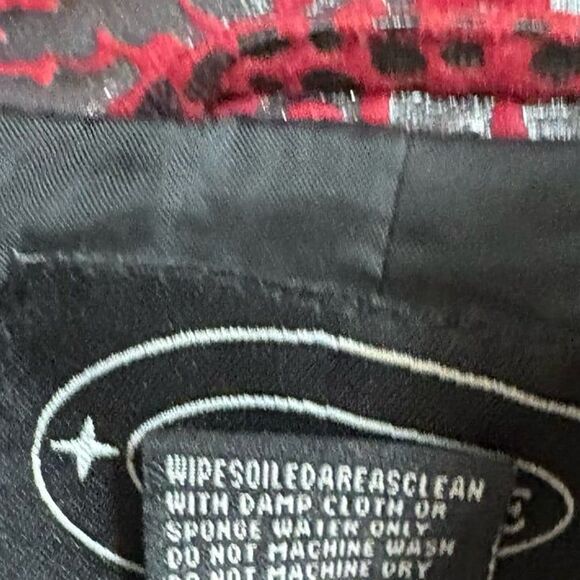 Selene Sport Red And Black Snakeskin Print Jacket And Pants Size 12 - Picture 10 of 10